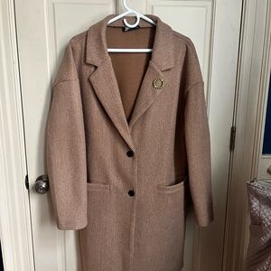 Chic Tan Women's Trench Coat
